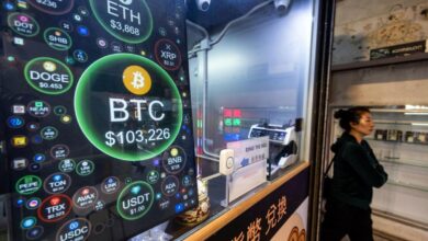 Bitcoin's decline deepened after the token's record-breaking rally