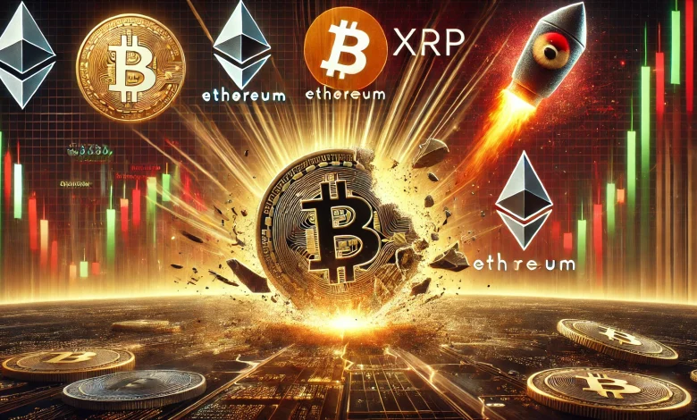 The collapse of Bitcoin created a ripple effect across XRP, Ethereum, and Dogecoin