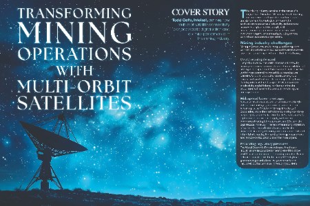 Transforming mining operations using multi-orbit satellites