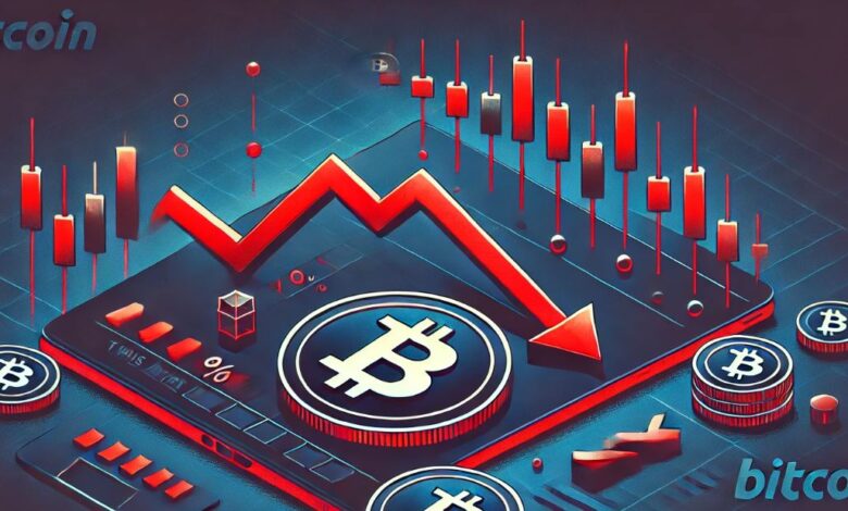 Why did the prices of Bitcoin (BTC) and cryptocurrencies fall?