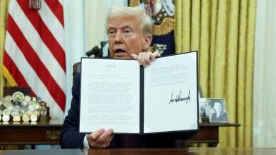 Trump signs executive order on cryptocurrency stocks and digital assets