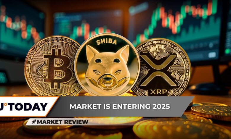 In 2025 will it start to collapse? Shiba Inu (SHIB) reaches a critical level, and XRP struggles to stay above $2