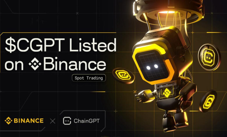 Binance ushers in a new era for AI-powered Blockchain solutions with its ChainGPT (CGPT) token listing