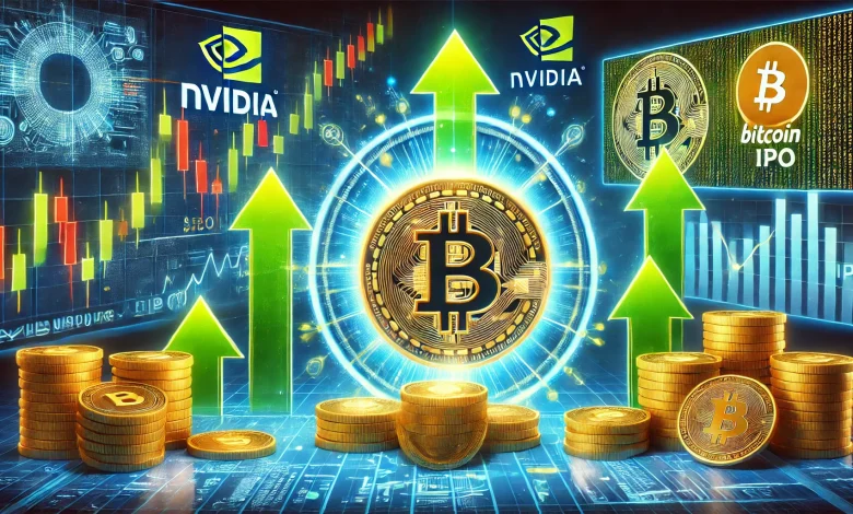 Bitcoin rises in the middle of Nvidia Slump and Crypto IPO Boom