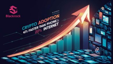 Cryptocurrency Adoption Outpaces Phones and Internet: BlackRock