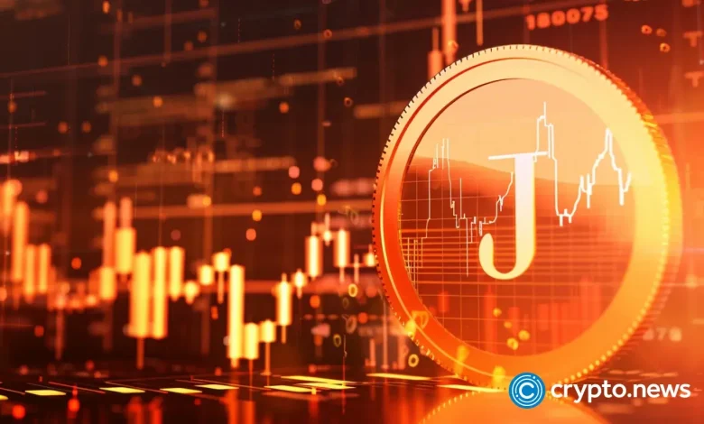 JASMY prices rise while the Wedge pattern indicates 50 % higher capabilities