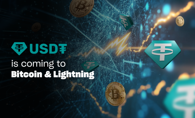 Tether Usdt brings to the lightning network in Bitcoin, which places a new era of unmunenged technology