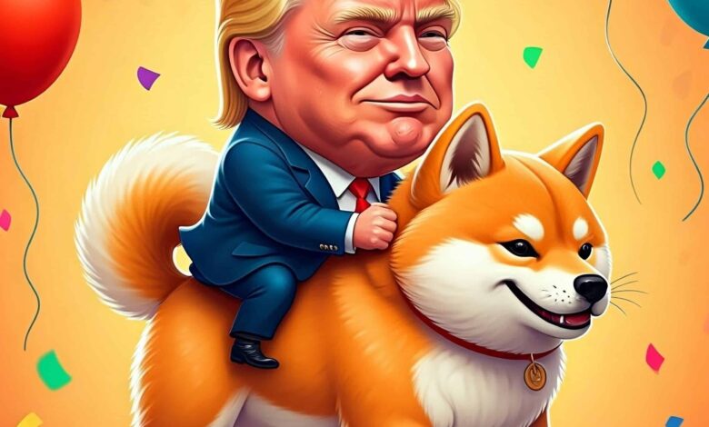 Buy the Trump encryption project icons Move with Doge News leaks