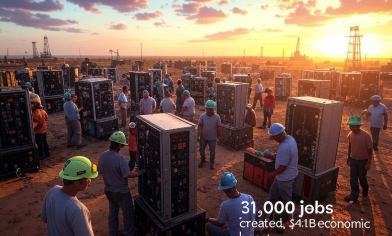 31,000 jobs, $ 4.1 billion in the US economy