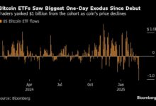 Bitcoin ETFS is hit with outflow of $ 1 billion in one day