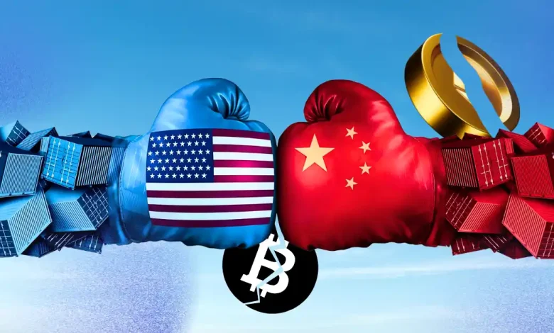 Bitcoin, XRP and DOGE interaction with the trade war between the United States of China: another encryption is destroyed forward?