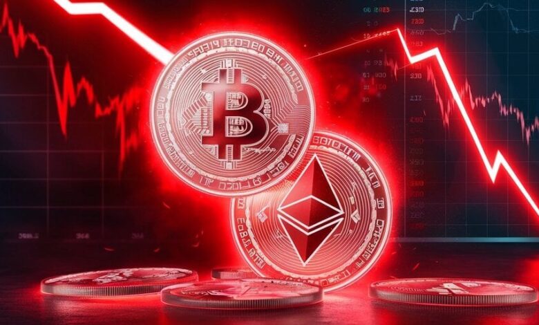 Bitcoin and Ethereum Liquidations, such as Solana, XRP and Dogoin Plummet