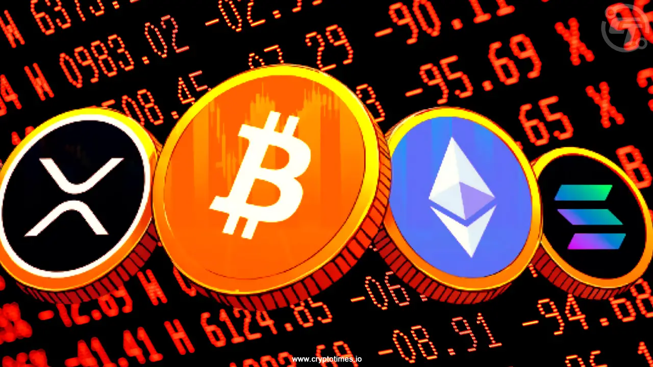 Bitcoin is less than 80 thousand dollars; ETH, XRP, Sol decreases 10 %