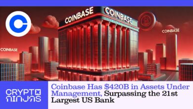 Coinbase contains $ 420 billion of management assets, exceeding 21 largest American banks - Cryptoninjas