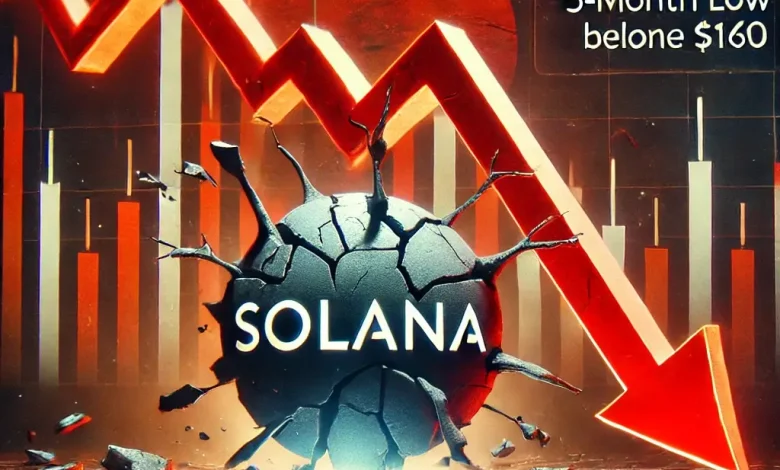 Solana News today: Salt crashes 40% to reach 5-month lower below $ 160 - Here's why