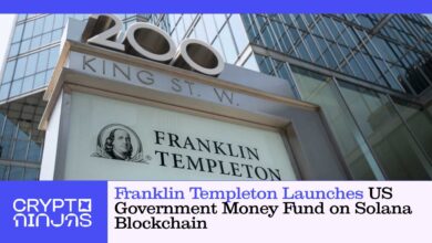 Franklin Templeton calls the US government money fund on Solana Blockoninjas