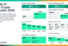 Forging 2024 'year of installation', the Sumsub report envisages 2025 to intensify the needs for cryptom infrastructure