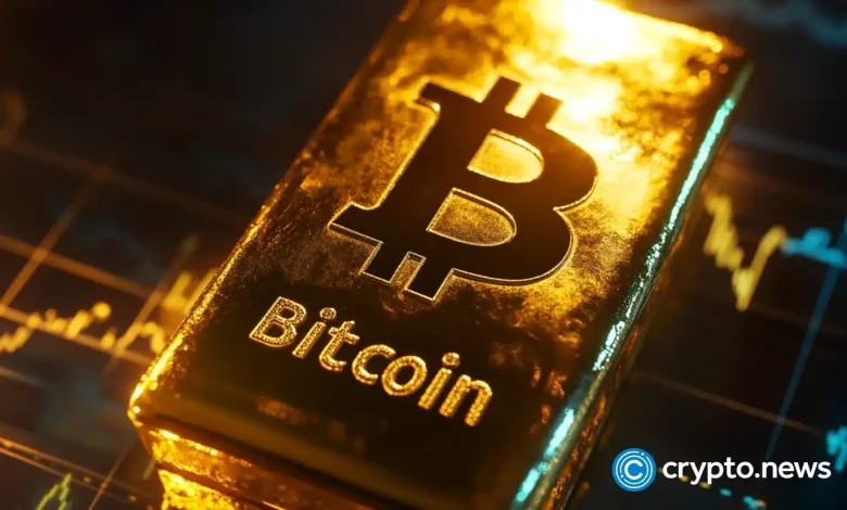 Bitcoin will win gold by 2030. years, it reaches a million dollars