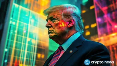 Trump jumps 10% after an announcement in upbit