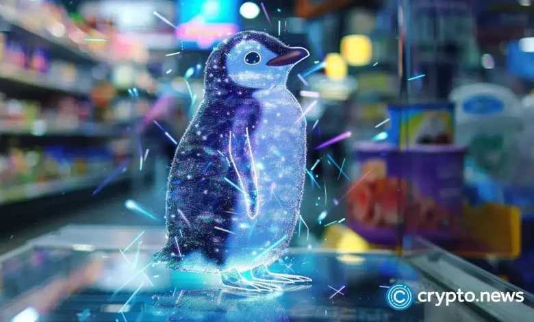 Penguins crypto pudgi rises more than 10% after Robby