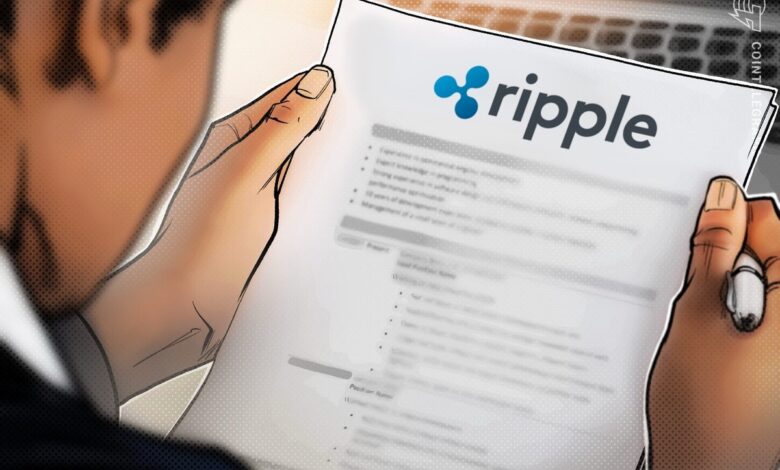 RIPPLE file trademark request for detention service, wallet