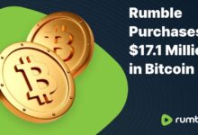 Rumble gets $ 17.1 million in Bitcoin within the Treasury Strategy