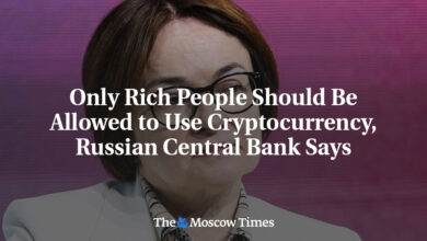 The Russian Central Bank says only the wealthy should be allowed to use the encrypted currency