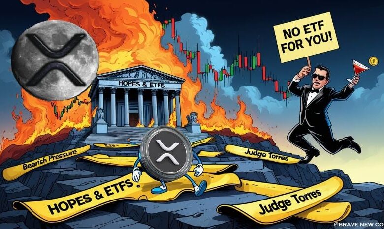 XRP news today: XRP faces ETF back and bear pressure as insecurity on the ricks market 5 XRP news today: XRP faces ETF back and bear pressure as insecurity on the ricks market