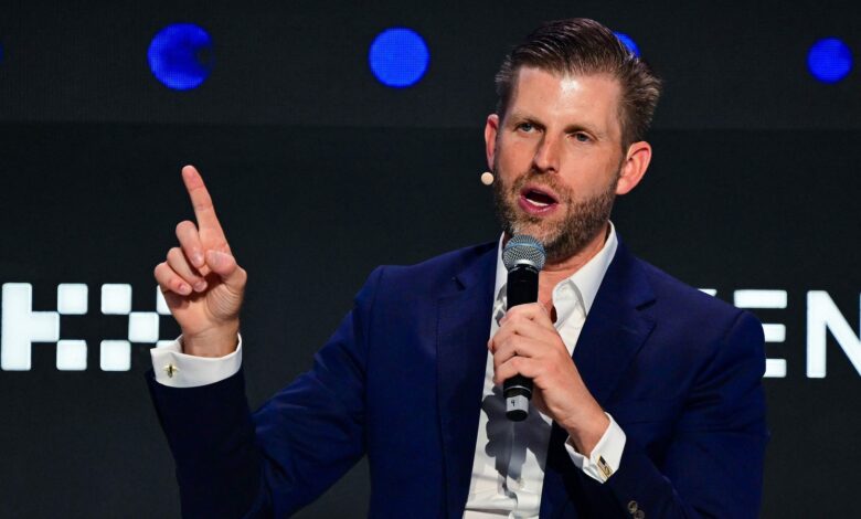 Eric Trump attends a conference on the cryptou "Very wild" in Dubai; Here's what happened in a luxury resort 2 Eric Trump attends a conference on the cryptou "Very wild" in Dubai; Here's what happened in a luxury resort