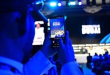 At the world's largest event crypto, loud DJ, parade of lamborghinis, pornstar